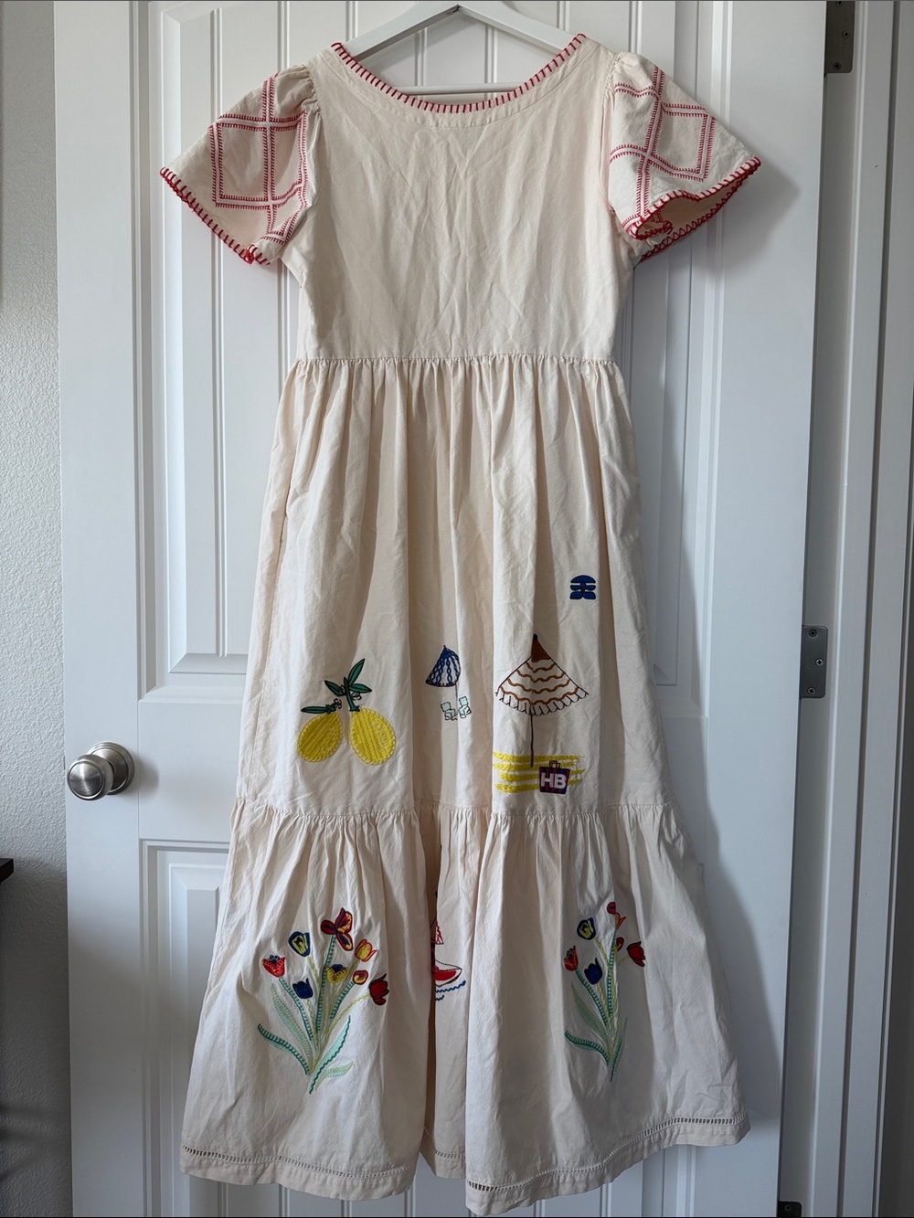 Hunter Bell Marley Embroidered Midi Dress - Picture 2 of 5